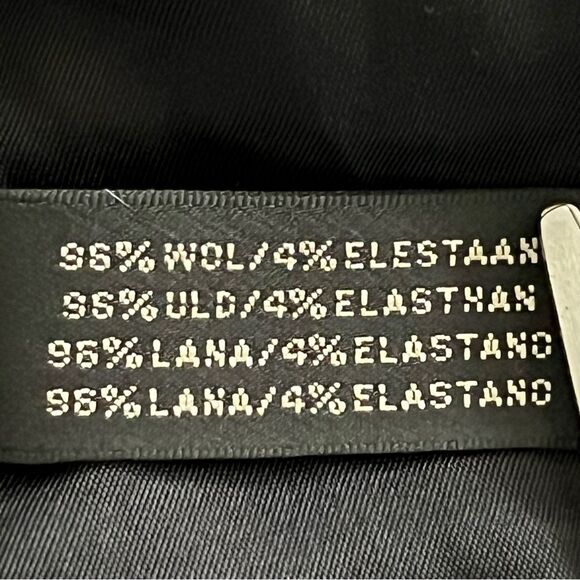 Vintage Ralph Lauren Gray Blazer Size 6 Wool Tailored Pinstriped Academia Preppy - Picture 7 of 8